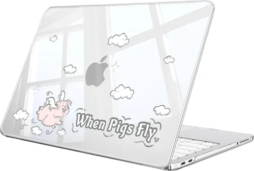 Vista 24 de Fintie Funda para MacBook Neo de 13 pulgadas A3404 2026, transparente Cristal transparente