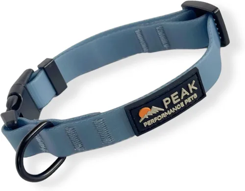 Vista 7 de Overlook Collar Impermeable para Perros Pequeño Aqua/Naranja Tribal, Duradero, Cómodo, Moderno Cachorros y Perros Pequeños Fácil de Limpiar, A
