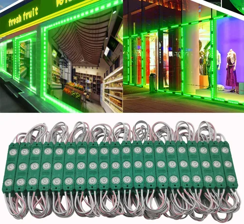Vista 9 de Módulo LED, 20 piezas, 3 m (9.8 pies) 2835 SMD, 150 lúmenes por módulo LED, IP65, luz decorativa impermeable para inflables navideños, letras