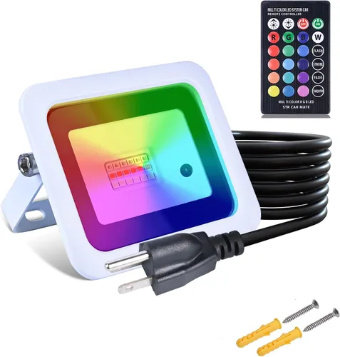 Vista 9 de MIWAT ultrafino al aire libre impermeable de 20W IP68 con enchufe en el cable para las luminarias LED de la pared del jardín