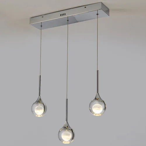 Vista 9 de Sedelan Lámpara colgante de cristal, iluminación moderna para isla de cocina, LED de 5 W, mini luz colgante, luces de isla de lujo para cocina