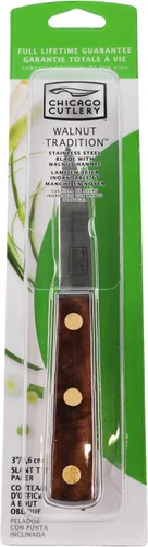 Vista 2 de Chicago Cutlery 7-1/2-Inch Kitchen Knife with Sharp Stainless Steel Blade for Slicing, Professional Fillet Knife with Ergonomic Walnut Tradition