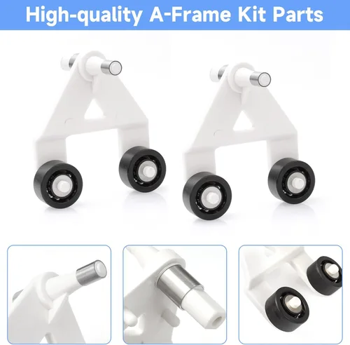 Vista 7 de Alocs AXV621DAT - Kits de turbina para aspiradora de piscina con marco A para Hayward Aquabug Navigator limpiadores automáticos de piscinas, kit