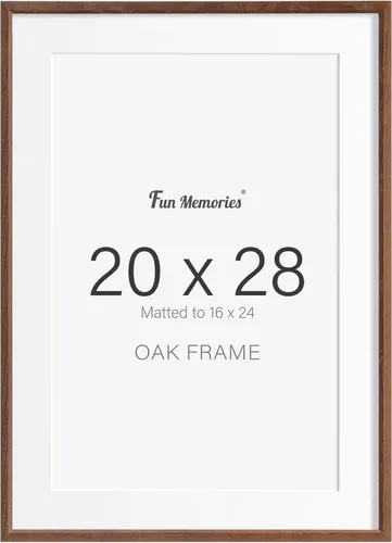 Vista 207 de Fun Memories Marco de Fotos A2 Negro, Marcos de Póster de Metal de Alta Gama de 16.5 x 23.5 pulgadas para Pared, Marco de Fotos A2 con Paspartú A3