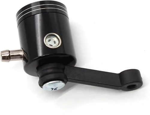 Vista 2 de Embrague de freno de motocicleta cilindro maestro depósito de líquido depósito tanque de aceite compatible con ZX6R ZX10R ZX9R ZX14R ZX7 ZXR400