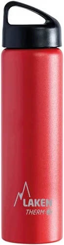 Vista 34 de Laken Thermo Classic - Botella de agua de acero inoxidable aislada al vacío de boca ancha Azul