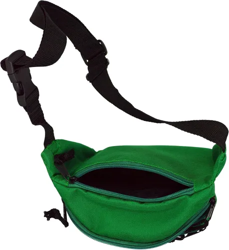 Vista 6 de DALIX Cangurera de 3 bolsillos Corrector de bolsa de dinero (verde)