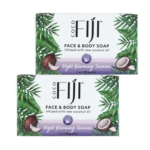 Vista 11 de Barra de jabón Coco Fiji para cara y cuerpo infundida con aceite de coco orgánico, Awapuhi Seaberry, aceite esencial, jabón natural para hidratar