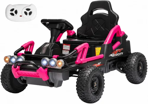 Vista 12 de Carro eléctrico de paseo para niños de 12 V, carrito de deriva Rojo