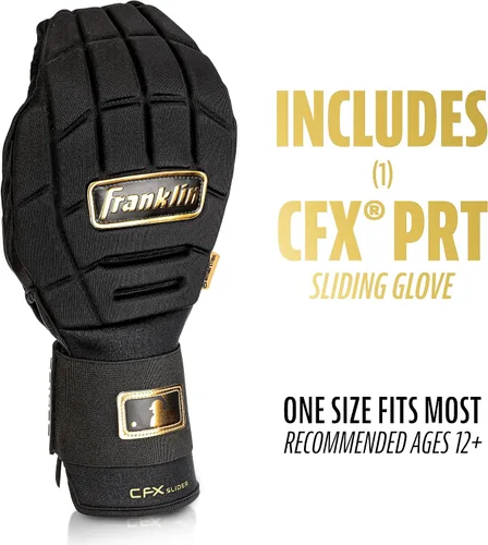 Vista 9 de Franklin Sports MLB Guante deslizante de béisbol y sóftbol - CFX PRT Guantes de baserunning deslizantes protectores para adultos y jóvenes - Guante