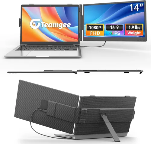 Vista 12 de Teamgee Extensor de pantalla portátil IPS Monitor portátil 15.6