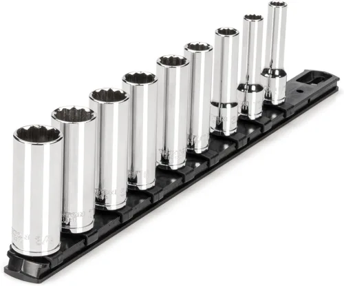 Vista 8 de TEKTON Juego de llaves de vaso de 12 puntos con accionamiento de 3/8