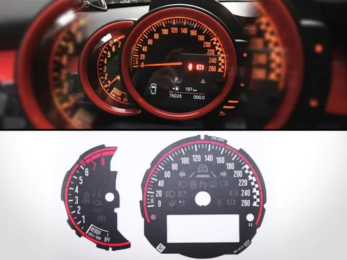 Vista 4 de Racimo de instrumentos de carreras RPM+Speedo para Mini Cooper S F54 F55 F56 F57 F58 F59