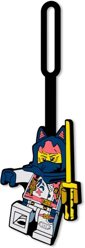 Vista 6 de Lego NINJAGO - Etiqueta de silicona para bolsa, Sora (53345), etiqueta de equipaje para viajes, maleta, mochila, bolsa de playa de verano, crucero