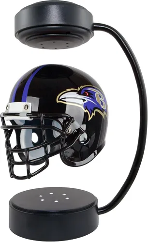 Vista 8 de Pegasus Sports NFL - Casco flotante de levitación giratorio con iluminación LED
