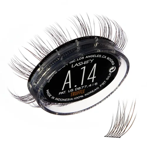 Vista 32 de Lashify Amplify - Extensiones de pestañas Gossamer de 0.47 pulgadas, color ceniza, pestañas postizas para un aspecto natural