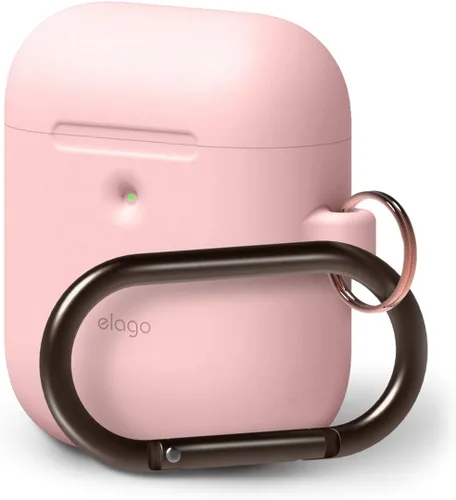 Vista 13 de elago Funda de silicona con llavero para AirPods 2 Menta suave