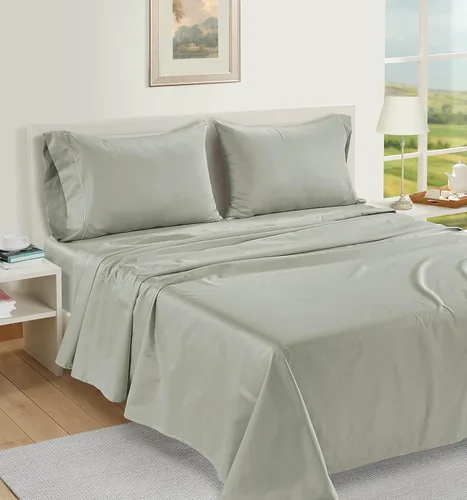 Vista 392 de LANE LINEN - Sábanas individual 100% algodón egipcio suave, cómodo y grueso de calidad de hotel, costuras reforzadas totalmente elásticas, sin