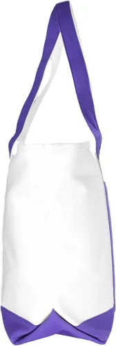 Vista 3 de Bolsa Dalix de 23 pulgadas, calidad superior, 24 oz, bolsa de lona de algodón