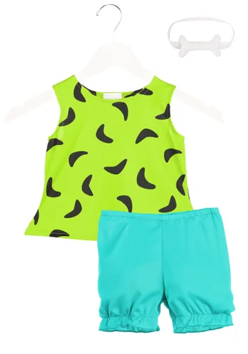 Vista 5 de Disfraz Infantil de Pebbles Los Picapiedra Multicolor