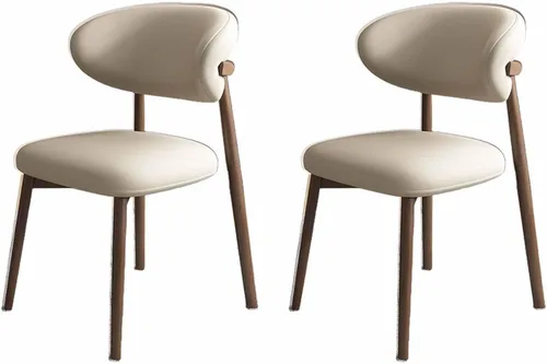 Vista 16 de Solid Wood Dining Chairs Kitchen Chairs Set of 2 Mid Century Modern Dining Chairss with Wooden Frame and Upholstered, Armless, Cafe Casual Chairss