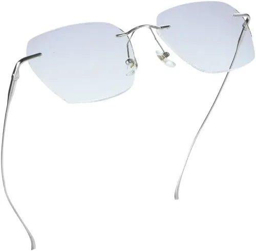 Vista 31 de LifeArt Pure Titanium Frame Glasses/Blue Light Blocking Reading Glasses, Reduce Eyestrain, Stylish for Men and Women