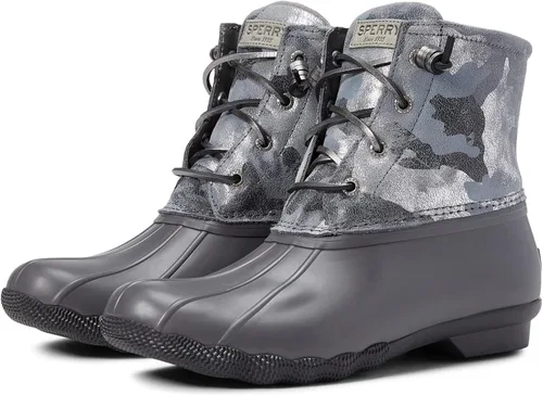 Vista 24 de Sperry Pana con borla de agua salada Negro/Gris
