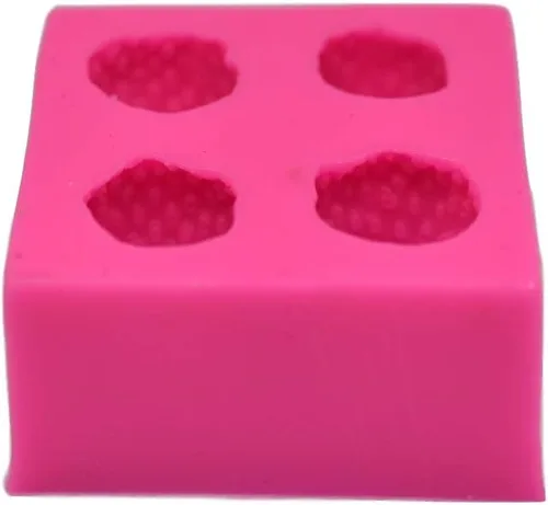 Vista 2 de Molde de silicona de fresa 3D Molde de pastel de fondant Molde de chocolate Decoración de pastel