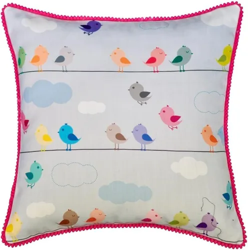 Vista 25 de The HomeCentric Fundas de almohada decorativas azules de 12 x 12 pulgadas (11.8 x 11.8 in), acolchadas de jacquard y almohadas bordadas para sofá