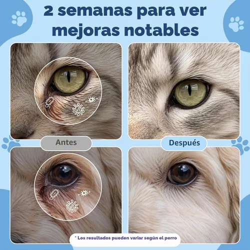 Vista 3 de Toallitas para ojos de mascotas para perros y gatos