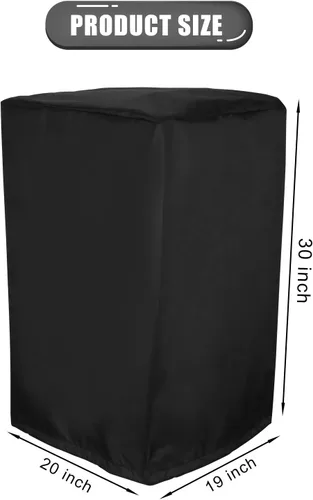 Vista 2 de Cubierta de altavoz para exteriores de 15 pulgadas, cubierta protectora de altavoz vertical, protector solar, bolsa de protección contra el polvo