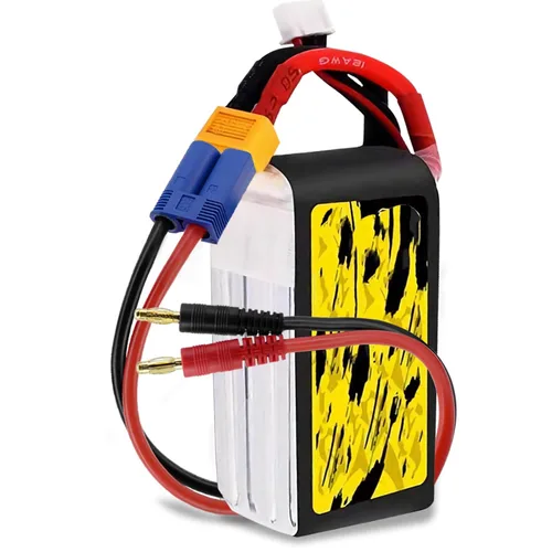 Vista 3 de Paquete de 2 cables de carga de batería de enchufe tipo plátano, conector macho EC5 de 11.8 pulgadas a adaptador de enchufe macho banana macho