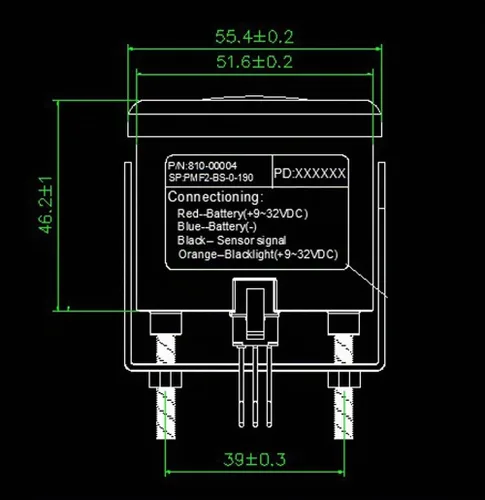 Vista 2 de SAMDO Medidor de Combustible Marino, Medidor de Nivel de Combustible 0-190ohm Señal 52mm con Retroiluminación 12V/24V Blanco