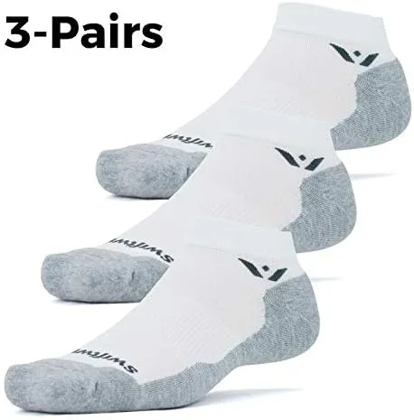 Vista 2 de Swiftwick- MAXUS ONE (3 pares) calcetines de golf y correr, máximo cojín