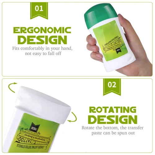 Vista 4 de Gel de transferencia de tatuajes, gel de transferencia de tatuajes, gel de crema para tatuaje, desodorante de tatuaje antitranspirante, suministros