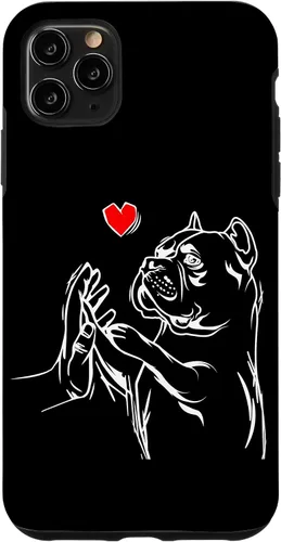 Vista 13 de American Bully Love Cute Pitbull Dog Mom Funny Girls Case for iPhone 17