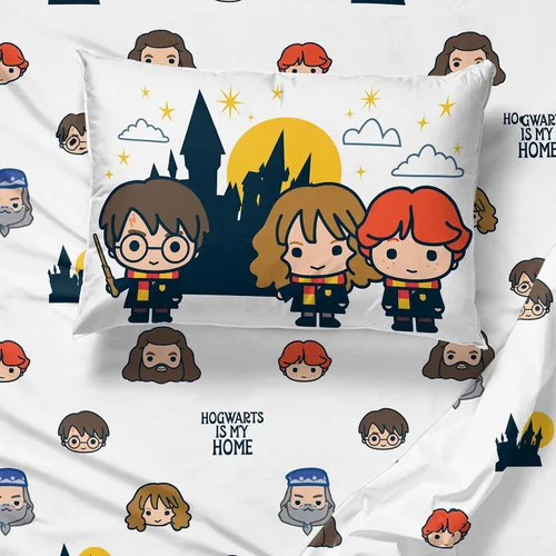 Vista 6 de Jay Franco Juego de ropa de cama Hogwarts is My Home de 4 piezas tamaño individual