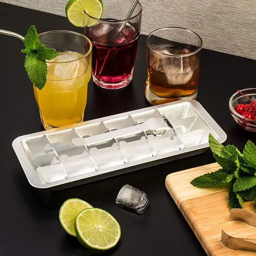 Vista 6 de Cubitera de hielo para cocina, clásica, para 18 cubos