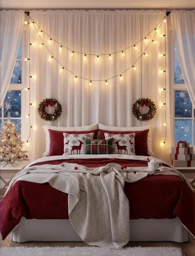 Vista 5 de C7 Luces de Navidad, 7.6 metros de luces de cadena C7 transparentes de Navidad con 27 bombillas C7 de luz blanca cálida, luces de cadena vintage
