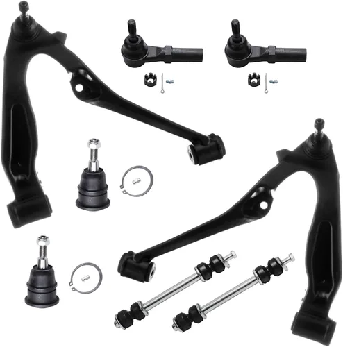 Vista 139 de Detroit Axle - Kit de brazos de control de extremo de 8 piezas para Toyota 2001-2003 Highlander 2002-2003 Camry Lexus ES300, 2 conjuntos de brazos
