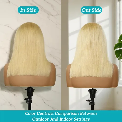 Vista 6 de Pelucas de cabello humano de 10 pulgadas