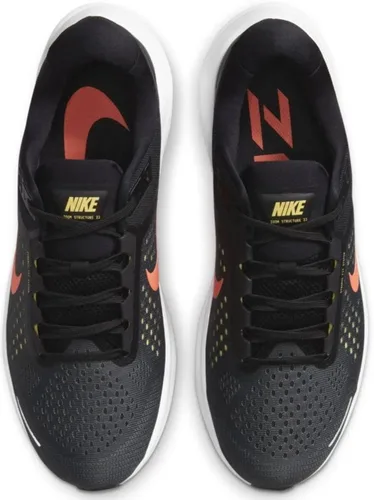 Vista 3 de Nike Estructura Air Zoom 23 CZ6720 006 para hombre, talla 9.5, AntracitaBright Mango-black