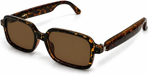 Vista 11 de GenXenon Negro Cat-Eye Chic Smart Translation Gafas de sol polarizadas Marrón