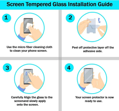 Vista 6 de RKINC Protector de pantalla [paquete de 3] para Samsung Galaxy A71, protector de pantalla de vidrio templado de privacidad