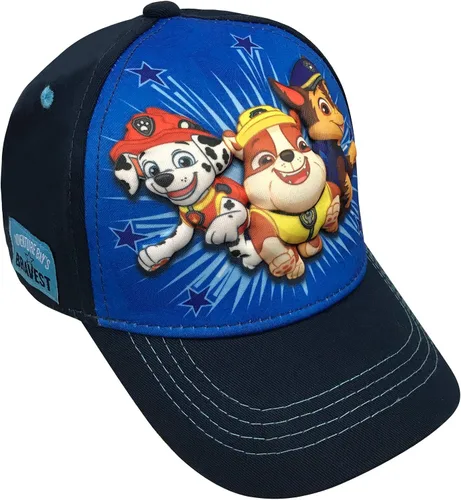 Vista 3 de Nickelodeon Paw Patrol Character - Gorra de béisbol 3D de algodón para niños de 2 a 5 años color azul