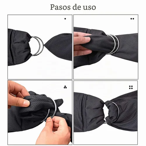 Vista 8 de CUBY Transportador de agua para bebé, ligero y transpirable, de malla transpirable, con anillo ajustable, de secado rápido, portabebés para recién