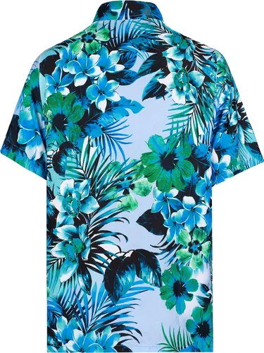 Vista 5 de LA LEELA Camisa hawaiana Aloha informal exótica para hombre