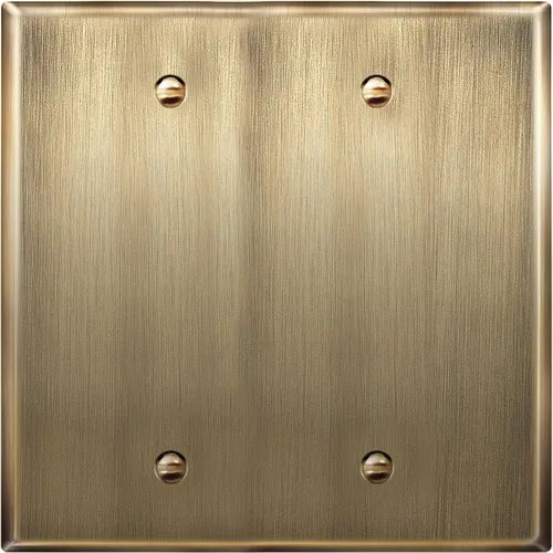 Vista 14 de LIDER Placa de Pared de Metal en Blanco, Cubierta de Tomacorriente en Blanco de Acero Inoxidable, Resistente a la Corrosión, Tamaño Mediano 1-Gang
