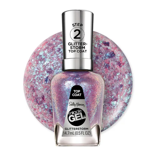 Vista 25 de Sally Hansen Miracle Gel™, capa superior brillante, de larga duración, fórmula tipo gel, sin necesidad de lámpara UV, esmalte de uñas transparente