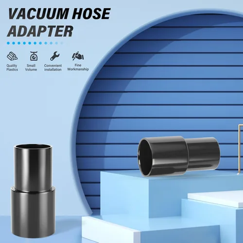 Vista 4 de MEANLIN 2 adaptadores universales de manguera de vacío de 1-3/8 a 1-1/4 pulgadas, conector de manguera de vacío de plástico, accesorios reductores